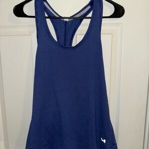 Under Armour Women's Striped Blue Tank Top